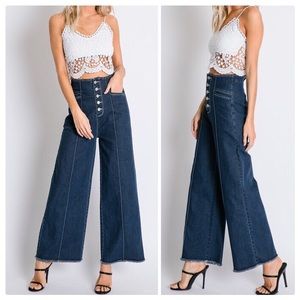Bella High Waist Wide Leg Jeans